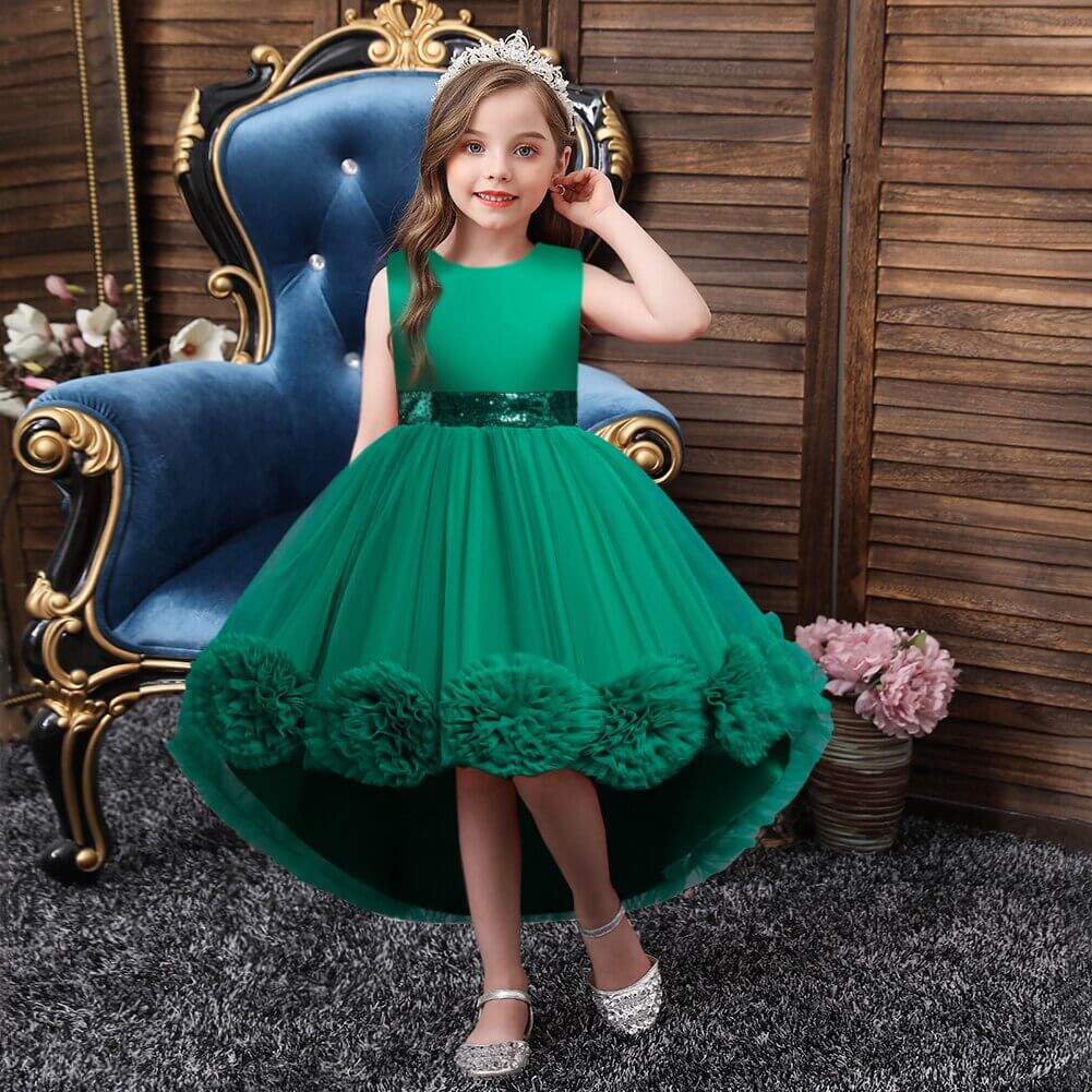 Rochie de prințesă verde