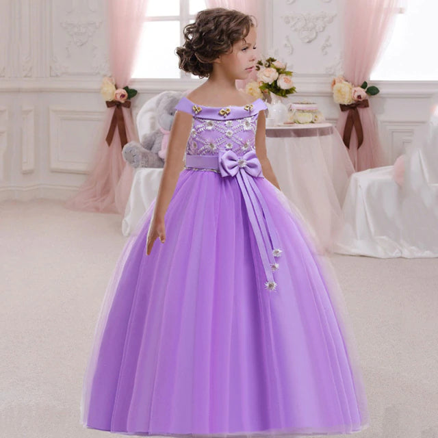 Rochie de domnișoară de onoare violet