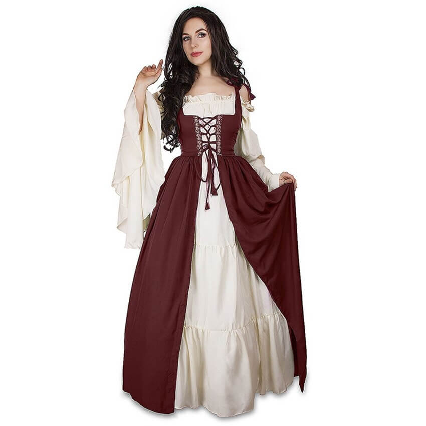 Rochie de prințesă medievală pentru femei