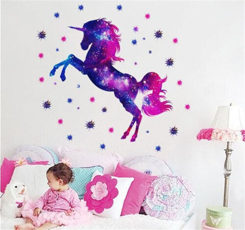 Printesa unicorn autocolante