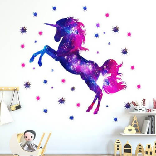 Printesa unicorn autocolante