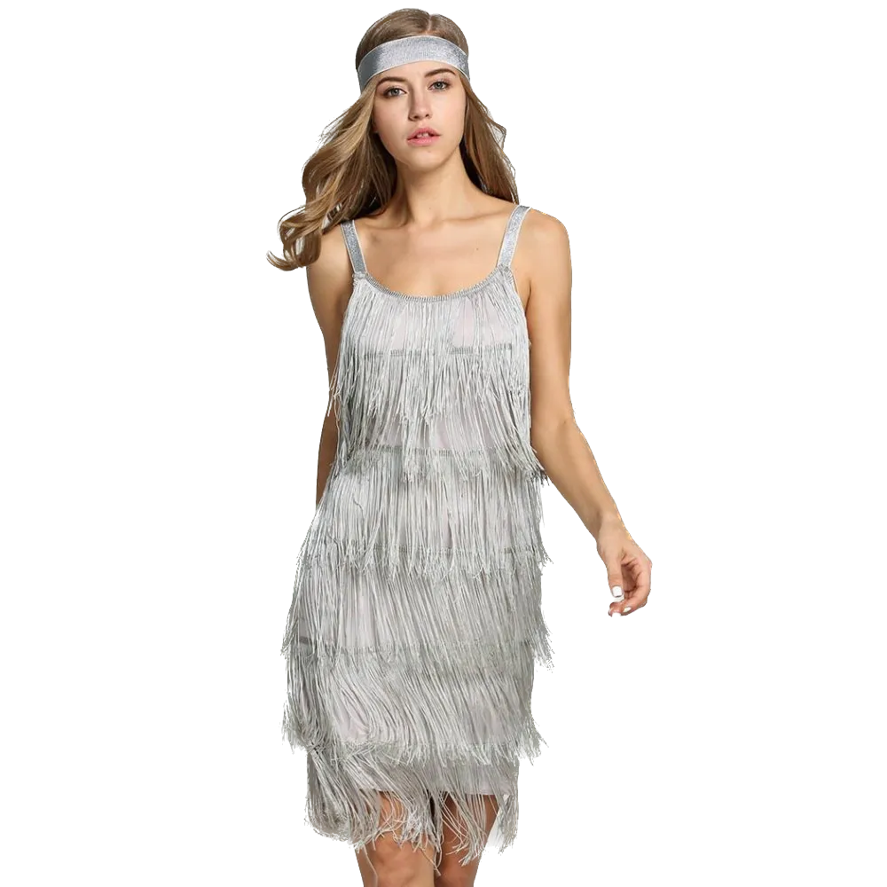 Gatsby-inspiriertes Kleid aus den 20er Jahren