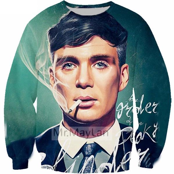 Gentleman sweatshirt med 3d-trykk mann/kvinne