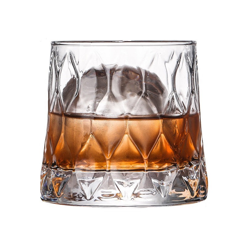 Firkantet whiskyglass