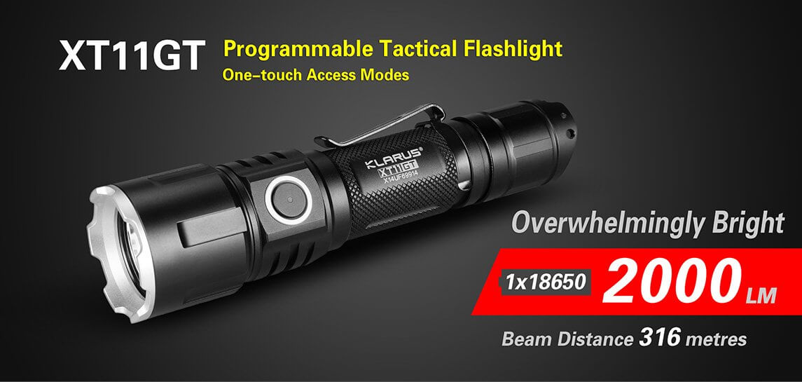 XT11GT PRO 2200 Lumen Lanternă tactică XT11GT PRO 2200 Lumen