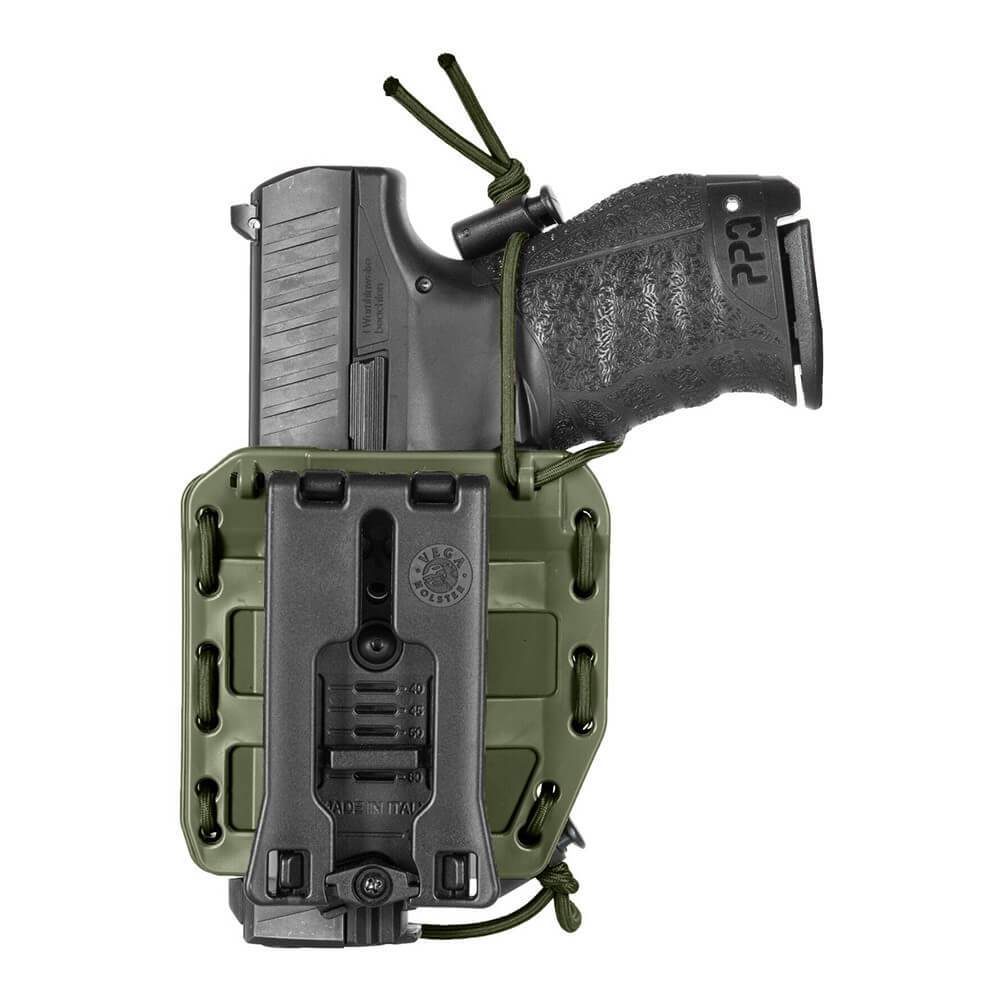 Uniwersalna oburęczna kabura Bungy 8BL00 w kolorze oliwkowo-zielonym do wszystkich pistoletów