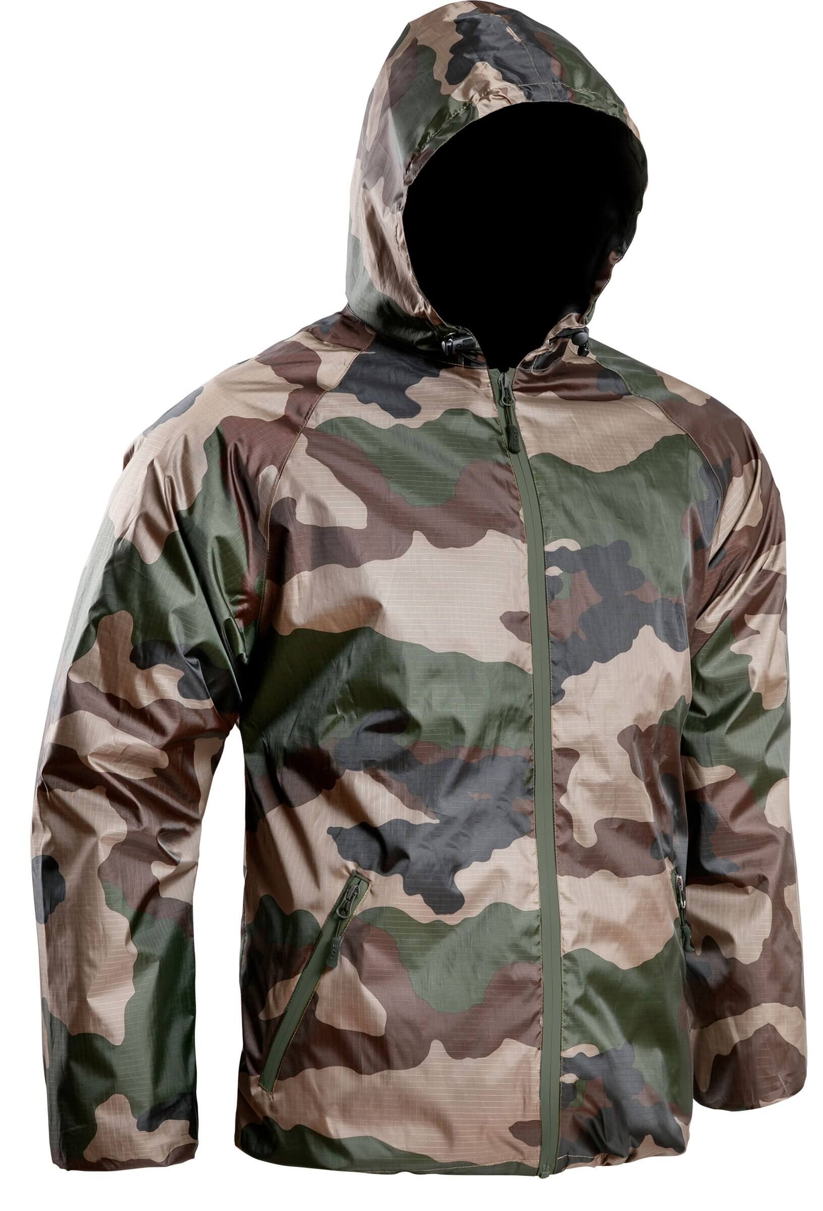 Jachetă de ploaie militară ultra-ușoară cu came