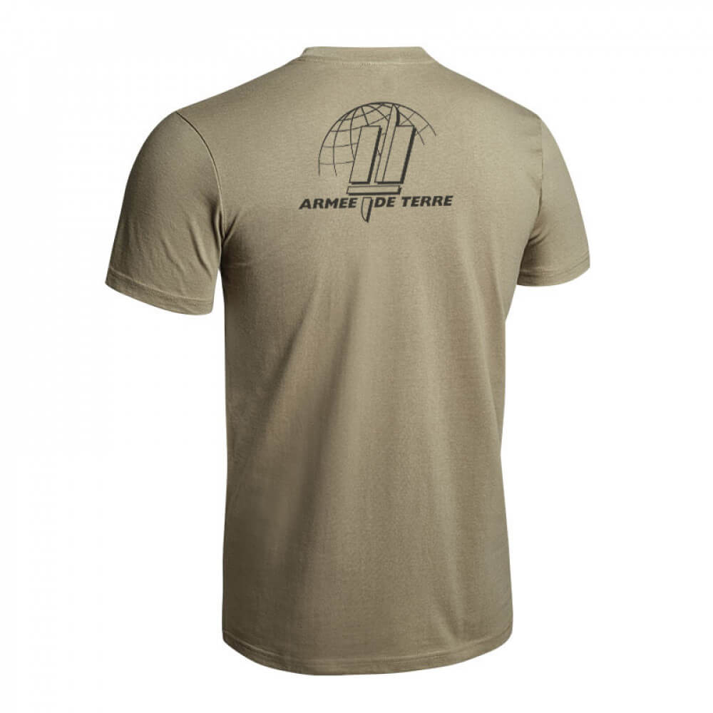 T-Shirt Sport Army Tan Strong