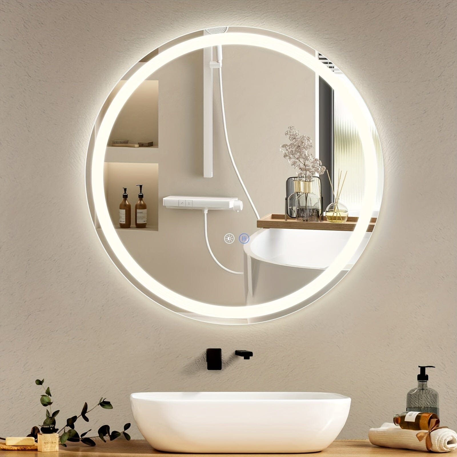 Baderomsspeil | le rond led