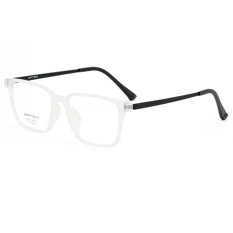 Sonnenbrille mit transparentem Gestell