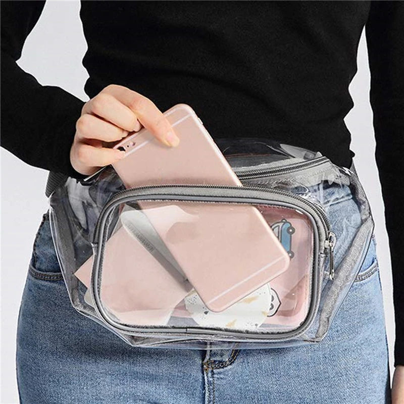 Priehľadný fanny pack