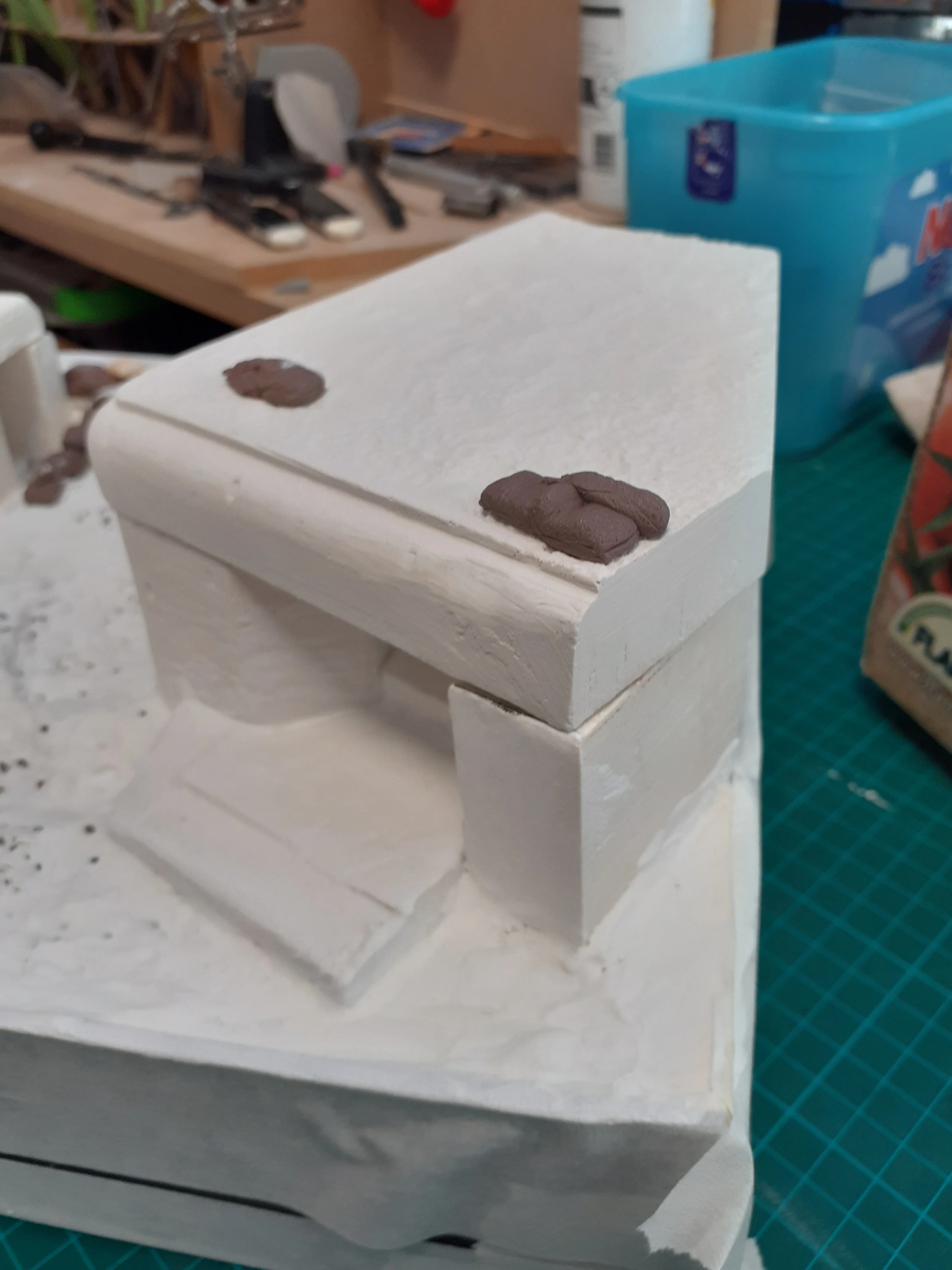 1/35 méretarányú 2. vh-s lövegállás bunker - Atlantic wall sorozat #4 átmetszeti