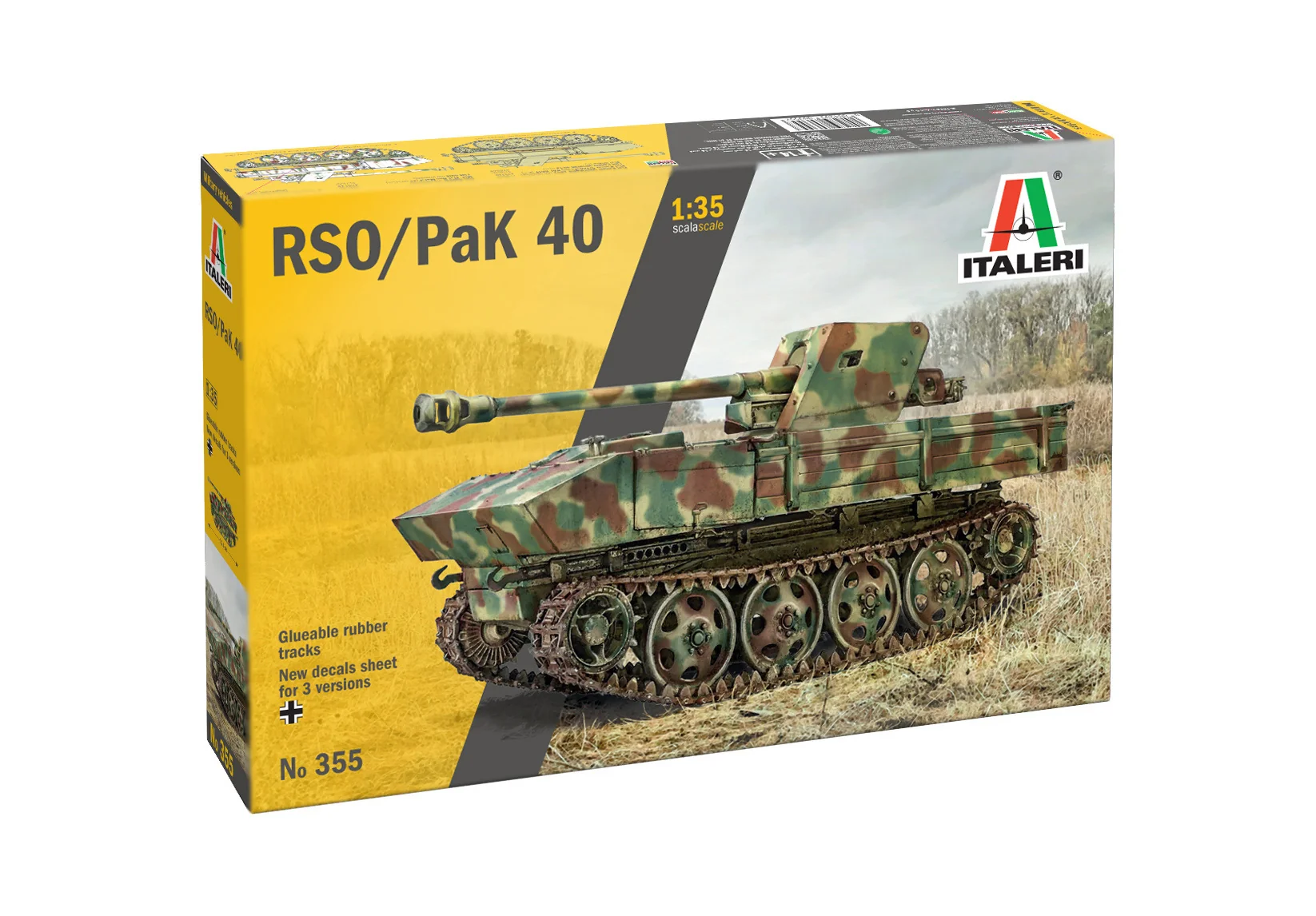 Italeri 1/35 II. vh-s német RSO PAK-40 német páncélvadász löveggel Italeri 1/35 II. vh-s német RSO PAK-40 német páncélvadász löveggel