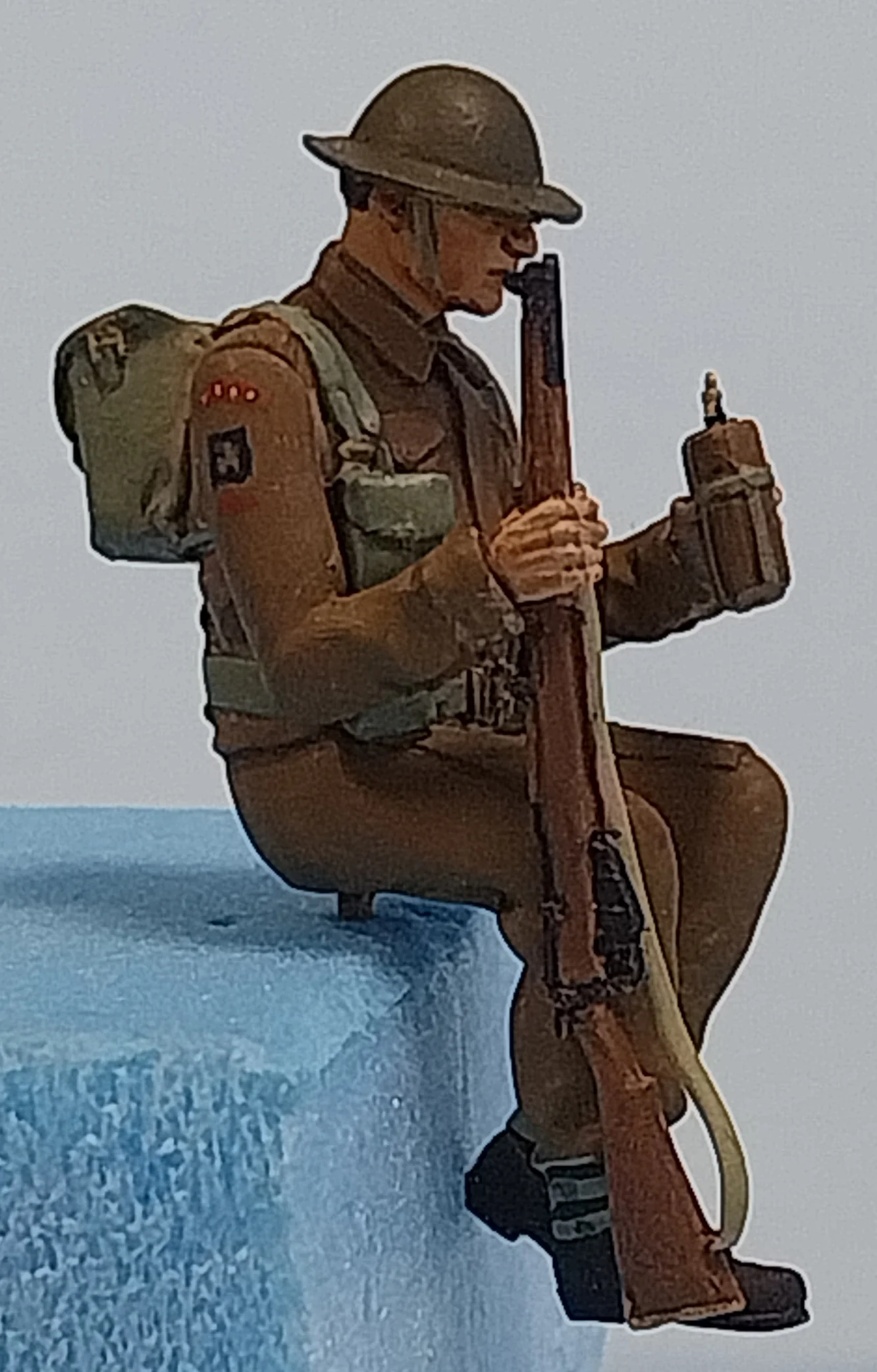 Homefront 1/35 plastikový model sediacej britskej pechoty z 2. sv. vojny č. 2