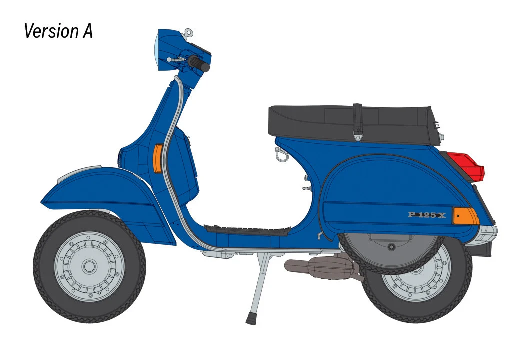 ITALERI BIKES 1/9 méretarányú Piaggio Vespa PX 125/150 1978