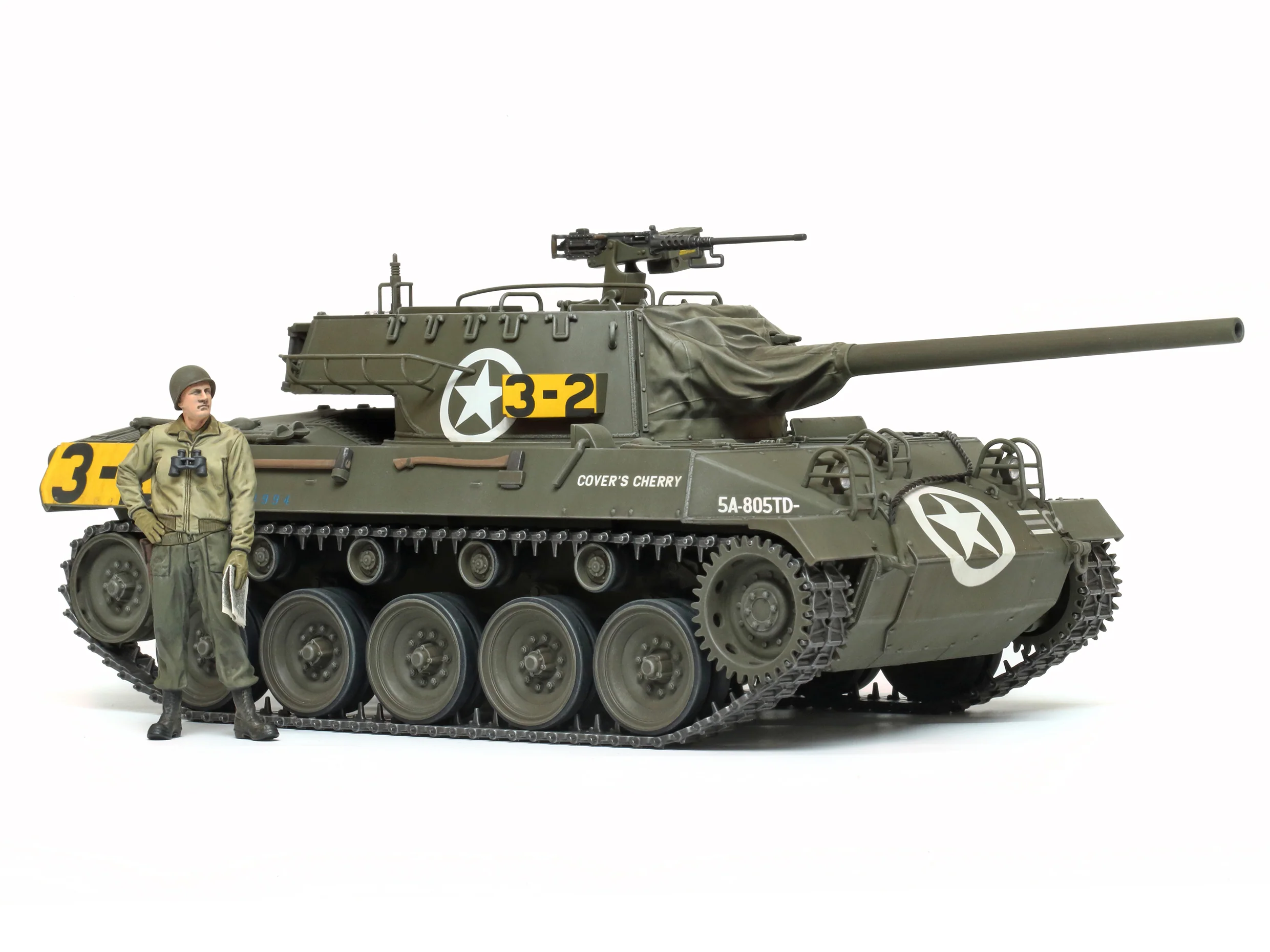 Tamiya 1/35 skala WW2 amerikansk hær US M18 HELLCAT stridsvognjager Tamiya 1/35 skala WW2 amerikansk hær US M18 HELLCAT stridsvognjager