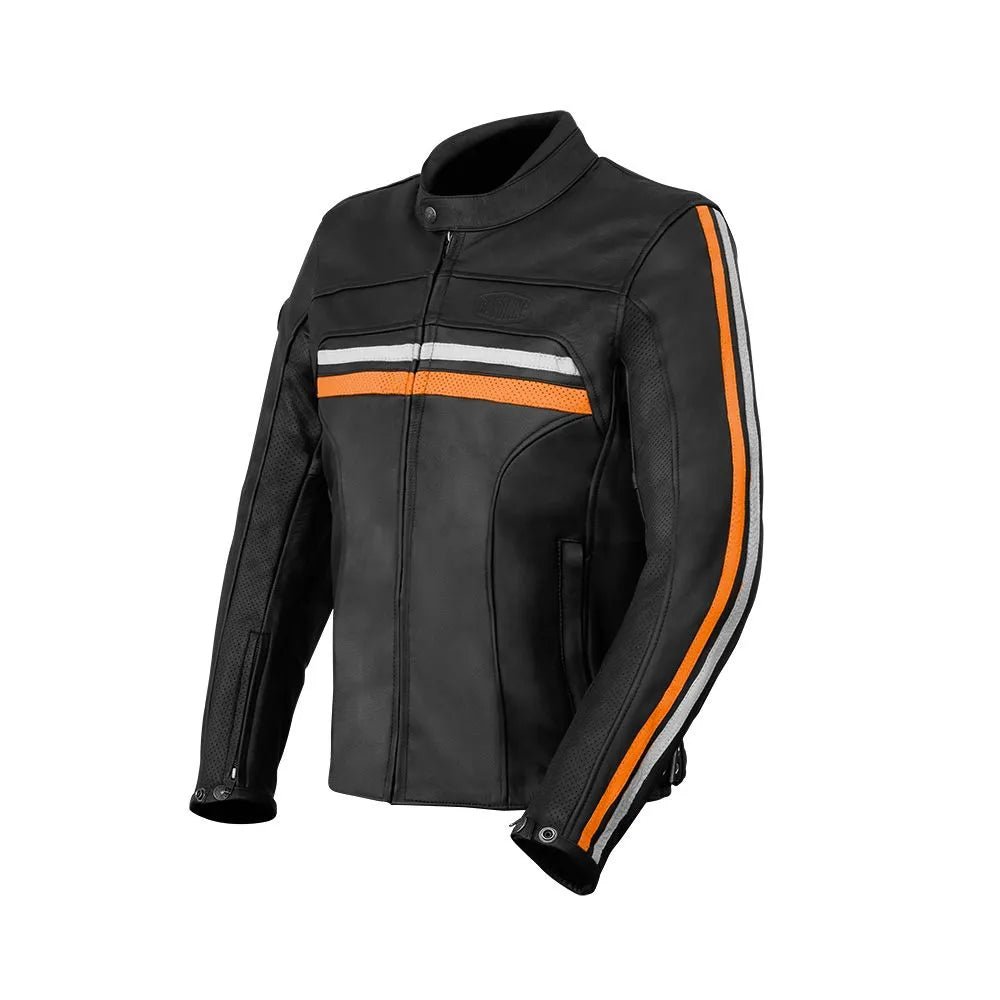 Vintage kožna motociklistička jakna – muška