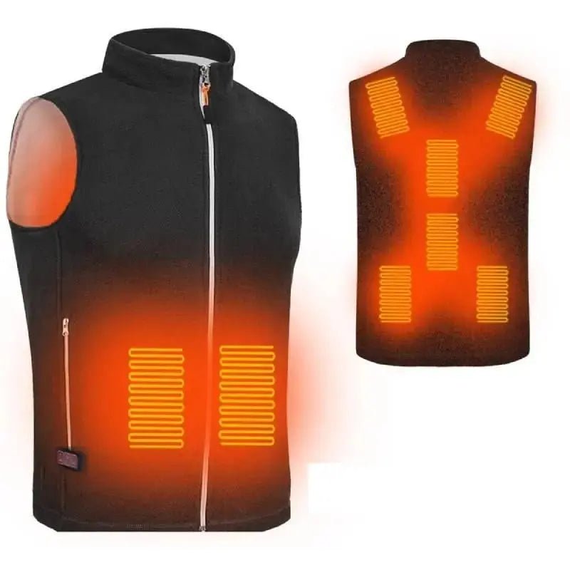 Grijani motoristički prsluk od flisa | jackheat™