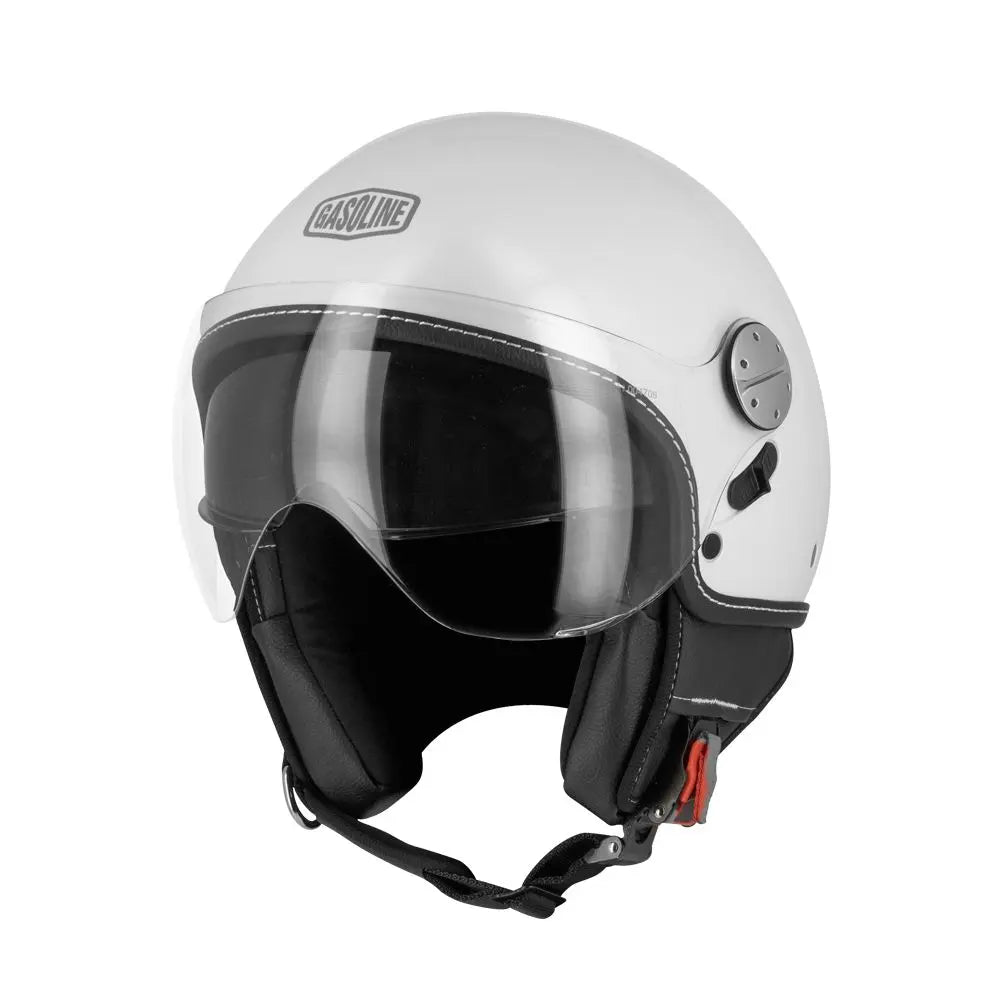 Bijela jet motociklistička kaciga