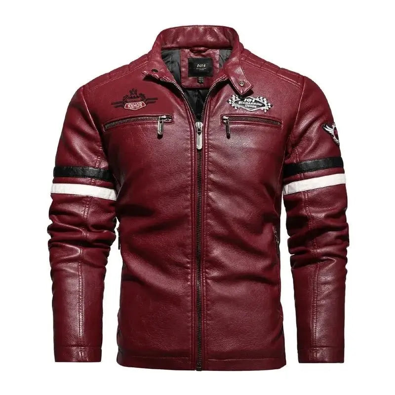 Vintage muška kožna jakna – cafe racer