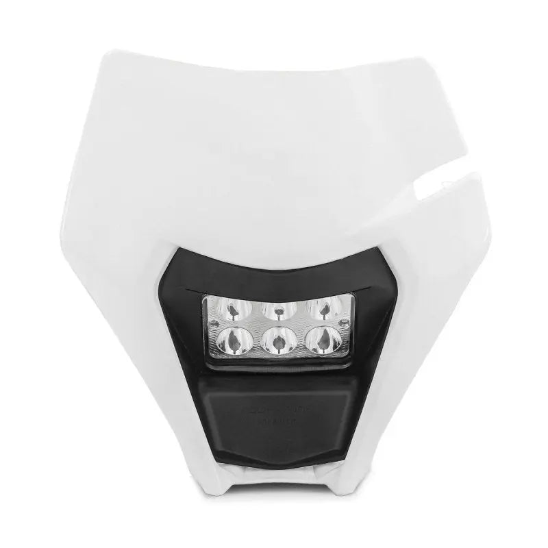 LED reflektor za motocikl + ploča za enduro xdure bk2 univerzalni oklop s