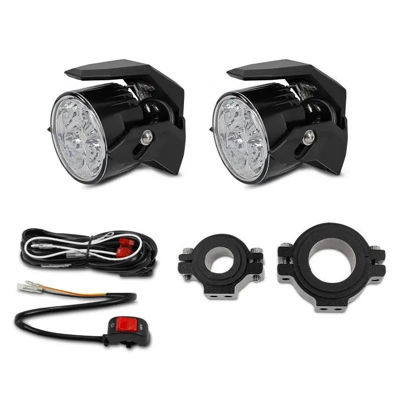 LED prednja svjetla za motocikle s2 – uključuje priključni kabel, e-ovlaštenje, napon 12v/24v