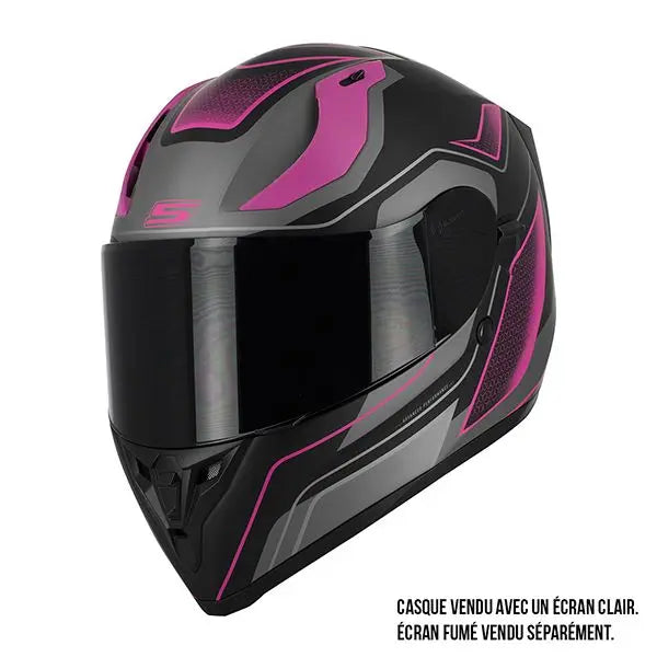 Ženska roza motoristička kaciga – s441 venge + pinlock