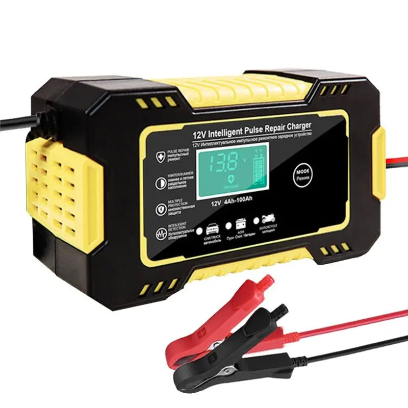 Pametni punjač akumulatora za motocikle – 12v – 4ah do 100ah