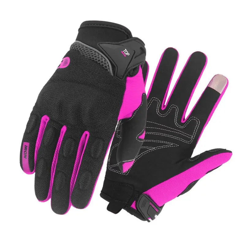 Roze motokros rukavice