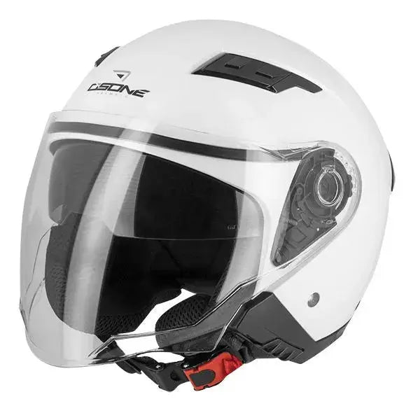 Otvorena motociklistička kaciga – bijela