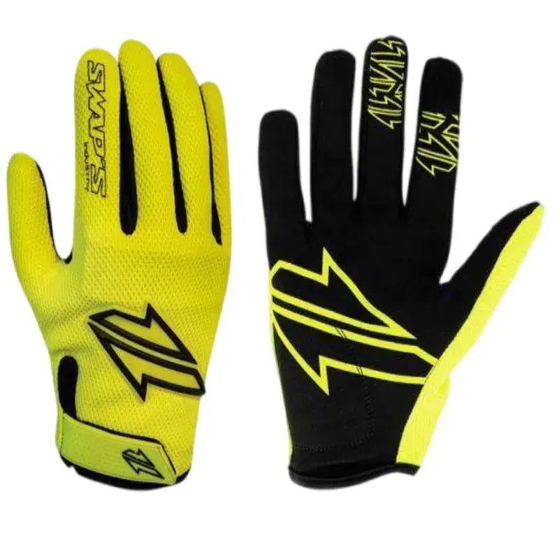 Fluorescentno žute motocross rukavice – odobrene