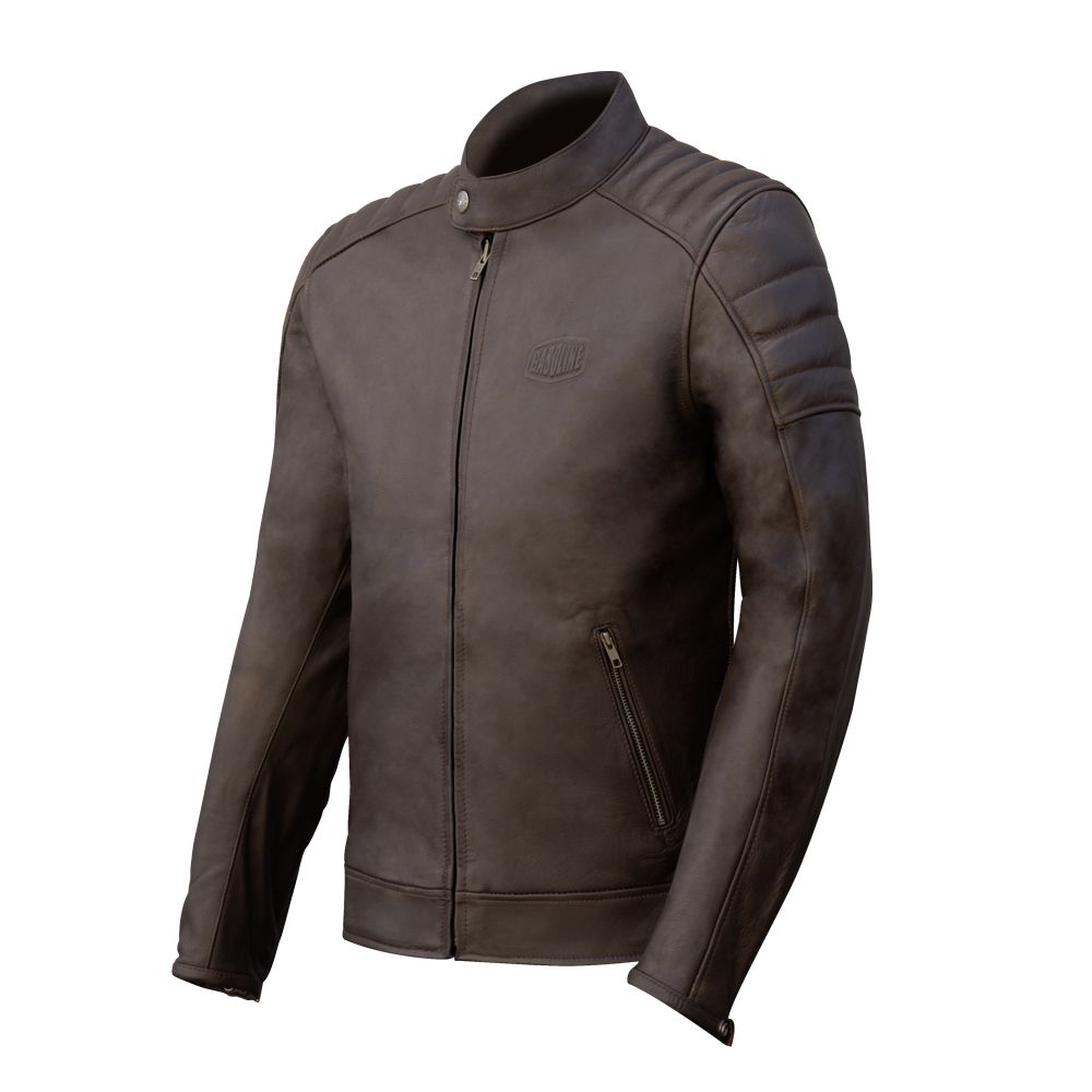 Muška vintage kožna motociklistička jakna