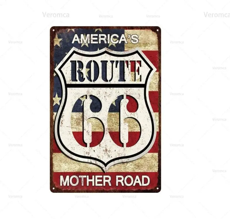Metalni znak Route 66