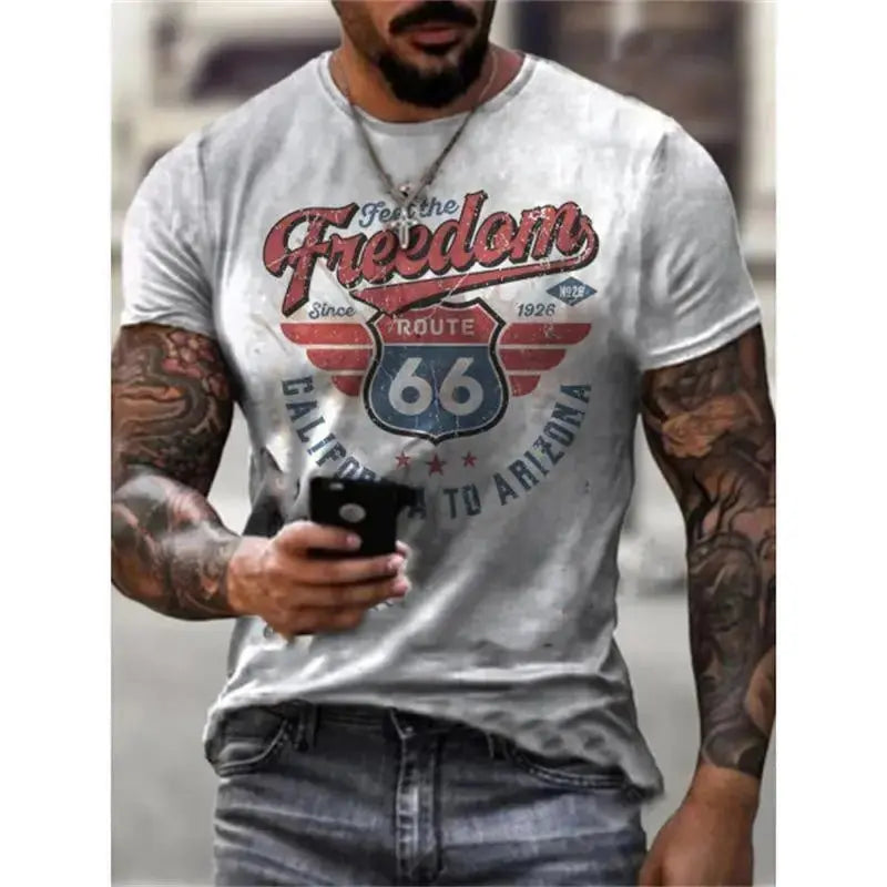 Route66 Freedom muška majica