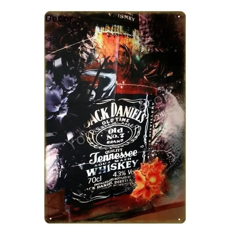 Ukrasni metalni znak “Jack Daniel’s”