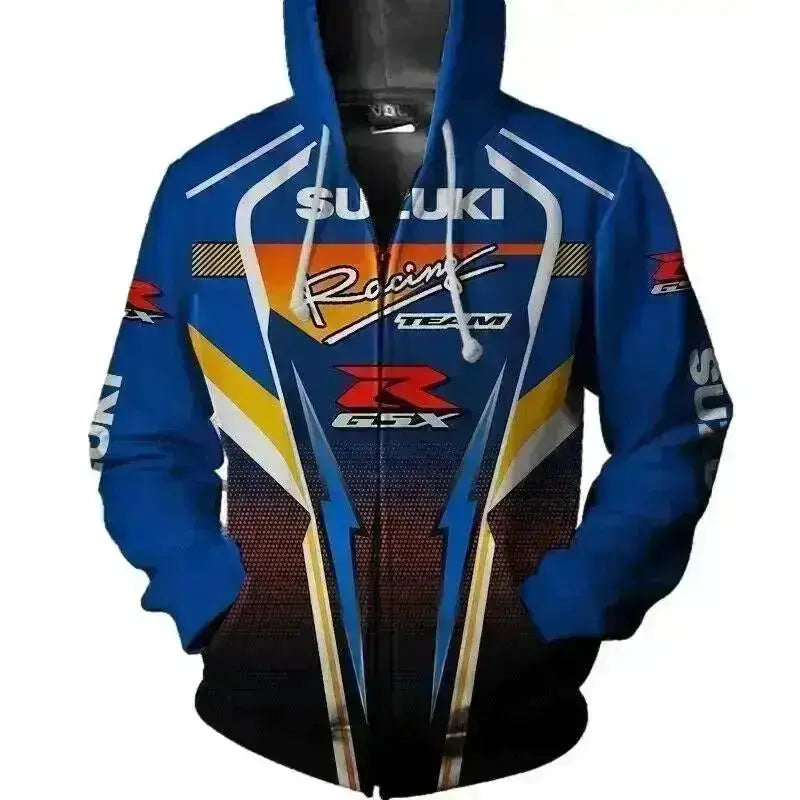 Suzuki GSXR jakna s kapuljačom na patentni zatvarač | rasprodaja