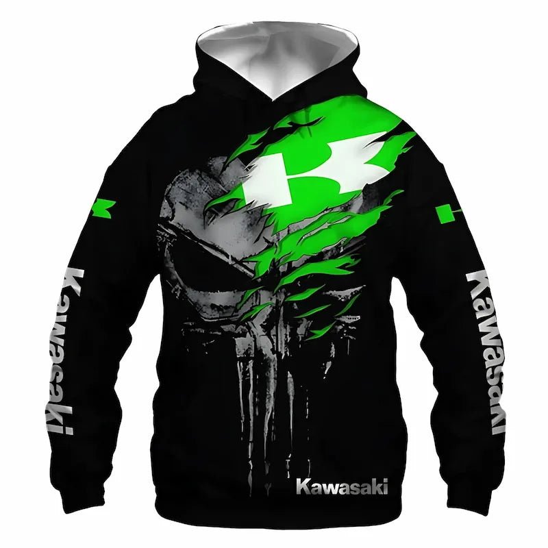 Kawasaki Punisher majica s kapuljačom