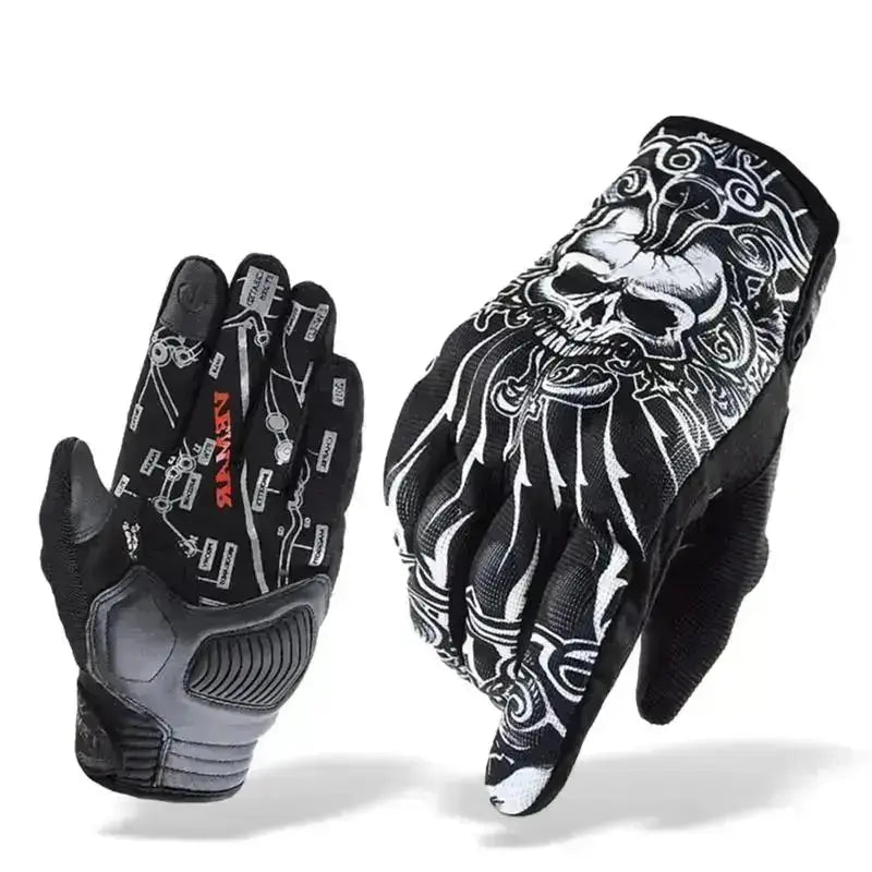 Skullgrind™ letnje mototsiklistichke rukavitse otporne na udartse sa ekranom osetljivim na dodir