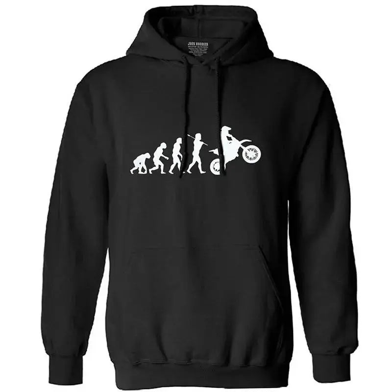 Evolution biker hoodie