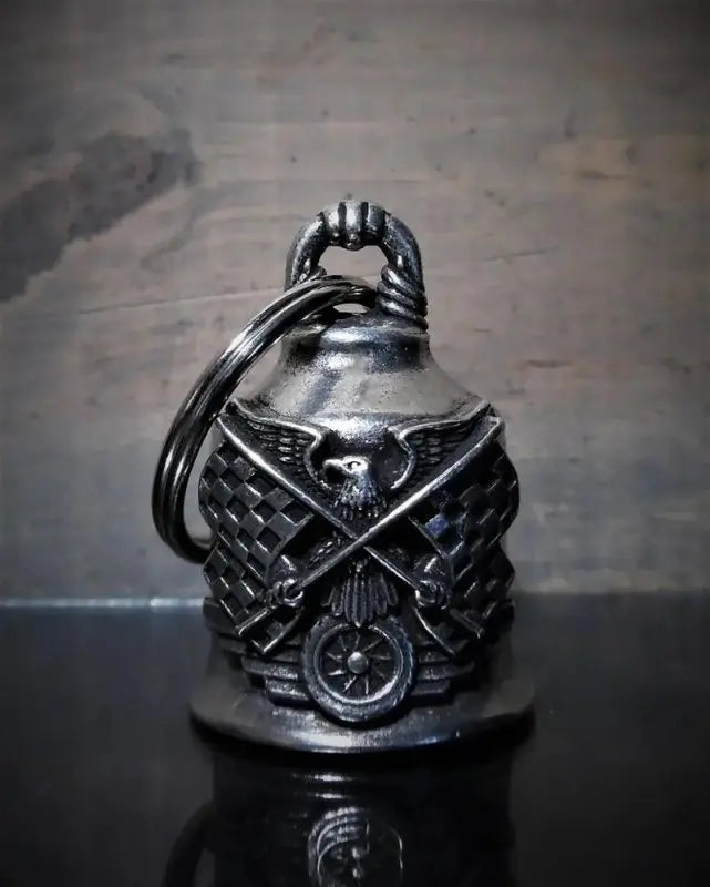 Unikatno zvono za motocikl “Racing Flag Eagle Bell”