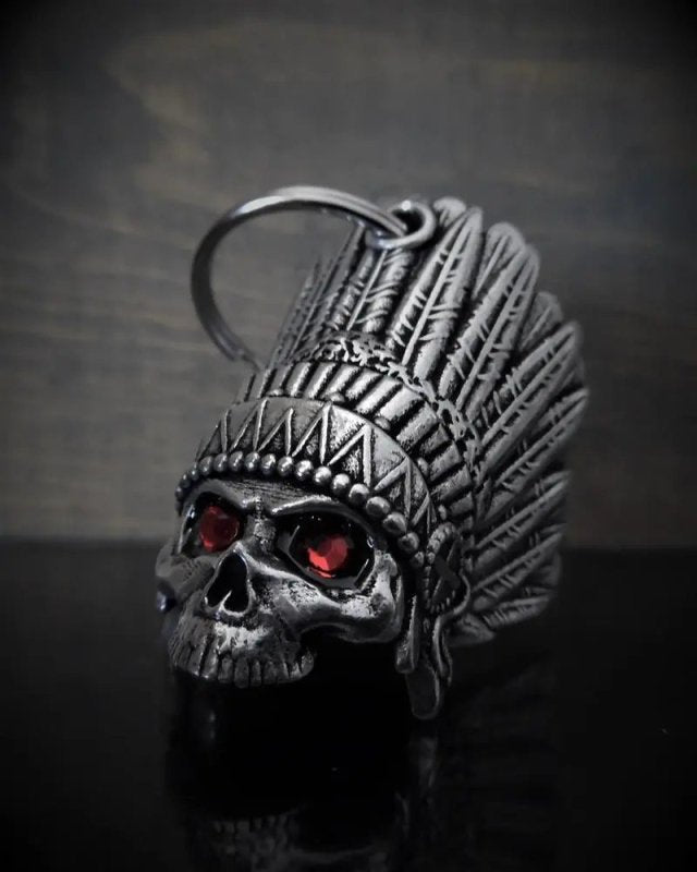 Јedinstveno zvono za mototsikl “Indian Skull + Diamond”.