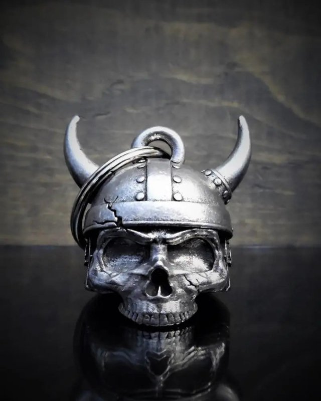 Јedinstvena Bravo zvona “Viking helmet Lobanja” Zvono za mototsikl