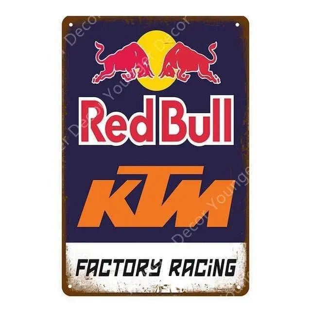 KTM off-road metalna ploča