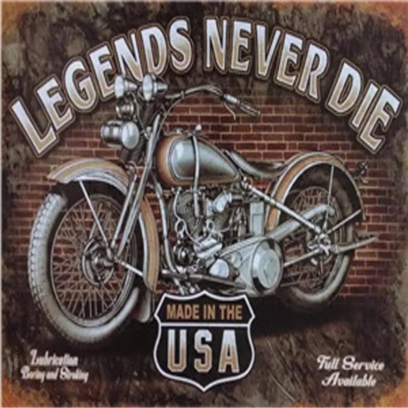 Metalni natpis Vintage Route 66 USA