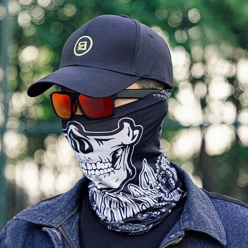 Ljetne motociklističke naušnice protiv UV zraka Ice Silk - Skull Ride
