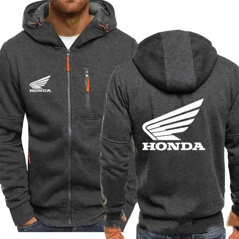 Jakna s kapuljačom u Honda stilu