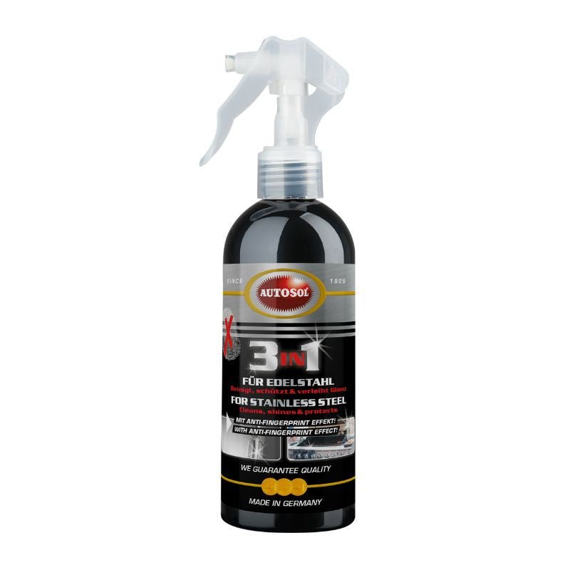 3-u-1 autosol chistach za brushene metalne i anodizovane aluminiјumske povrshine (chisti, shtiti i sјaјi) (250 ml spreј) (proizvedeno u Nemachkoј – vrhunski kvalitet)