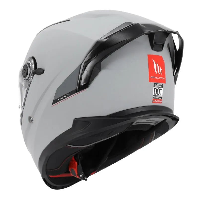 Teljes arcú motoros sisak | mt braker sv a12 | nardo grey matt