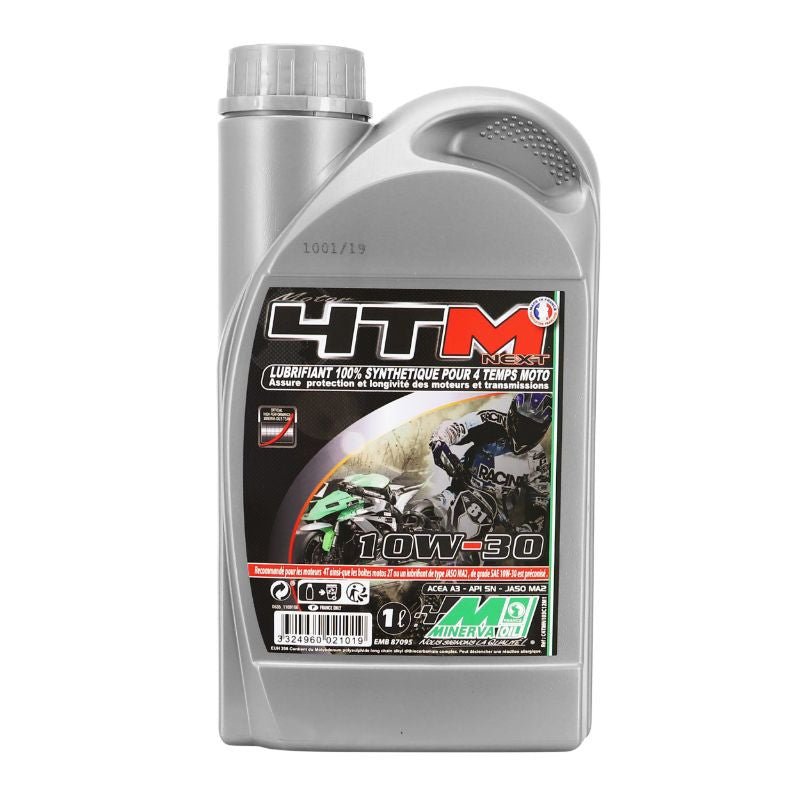 Minerva maxiscooter/motocycle 4tm sintetičko 10w30 4-taktno motorno ulje (1l) (100% proizvedeno u Francuskoj)