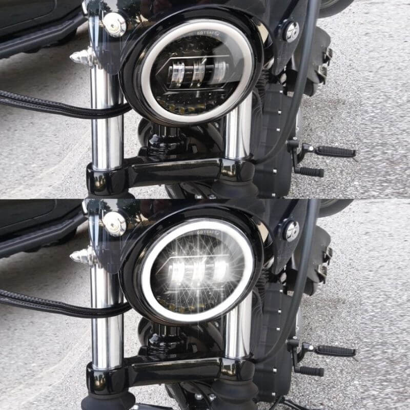Okruglo LED prednje svjetlo za motocikl